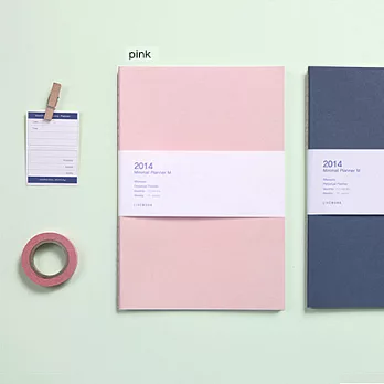 Minimal 週計畫本M-Pink