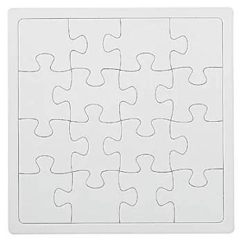 [MUJI 無印良品]再生紙塗鴉拼圖/21×21cm