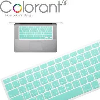 Colorant Macbook Pro 13,15‧無線鍵盤超薄鍵盤膜薄荷綠