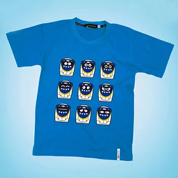 Q版EMU800 T恤XL藍色