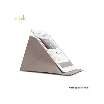 moshi VersaPouch Mini 多角度保護內袋絲絨灰