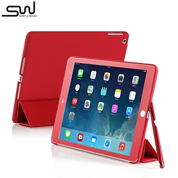 SIMPLE WEAR iPad Air Cover-Mate+ 專用硬殼保護套深遂紅