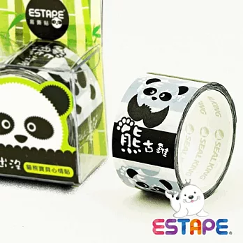 【ESTAPE】易撕貼OPP-貓熊點斷心情貼(熊古錐)