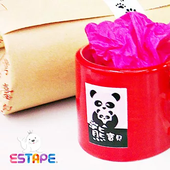 【ESTAPE】易撕貼OPP-貓熊點斷心情貼(熊寶貝)
