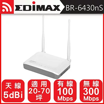 EDIMAX 訊舟 BR-6430nS 無線網路寬頻分享器