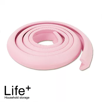 【Life Plus】倍安全兒童防撞防護條粉紅