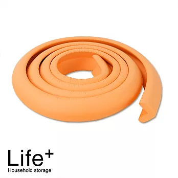 【Life Plus】倍安全兒童防撞防護條橙色