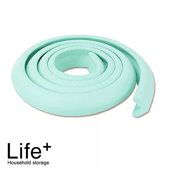 【Life Plus】倍安全兒童防撞防護條淺綠
