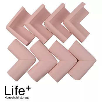 【Life Plus】超厚泡棉安全防撞桌角粉紅