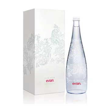 【evian依雲】2014年限量紀念瓶(750ml/單瓶盒裝)