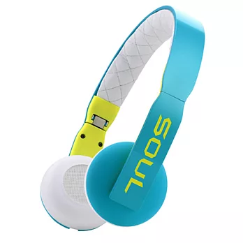 SOUL 輕量型LOOP 附麥克風 耳罩式耳機(動感藍)