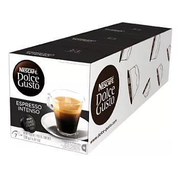 雀巢咖啡-Dolce Gusto義式濃縮濃烈咖啡膠囊(3盒x128g/條)