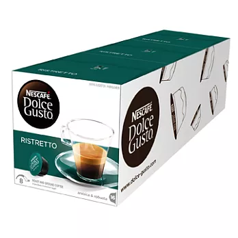 雀巢咖啡-Dolce Gusto義式濃縮濃厚咖啡膠囊(3盒x104g/條)