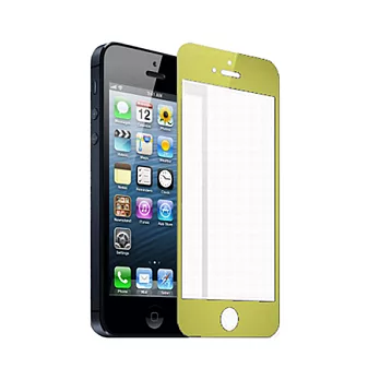Lilycoco iPhone 5/5S/5C 超薄強化玻璃保護貼-香檳金香檳金