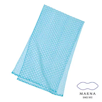 【MARNA】尼龍水滴球沐浴巾(藍)