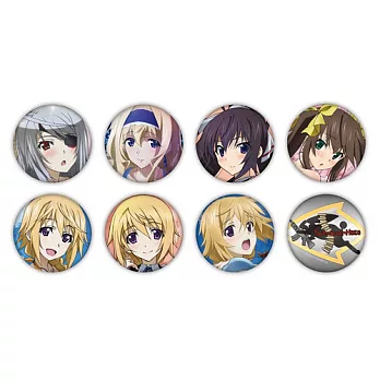 IS2 (Infinite Stratos2) 小別針胸章套組（8款)(1)