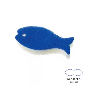 【MARNA】小魚造型菜瓜布(深藍)