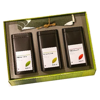 【七三茶堂】招茶進寶禮盒/茶香組合禮盒大鐵罐袋茶3入組(阿里山高山烏龍＋桂花鐵觀音＋花蓮蜜香紅茶)