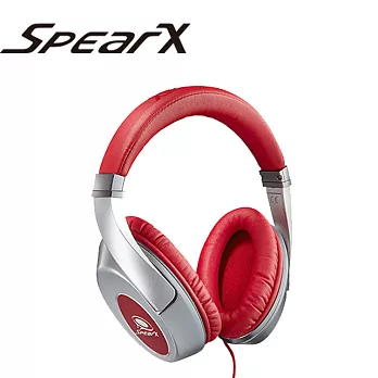 SpearX 品味經典 D系列音樂耳機D1品味亮紅銀