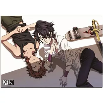 K-2K塑膠海報-兩人