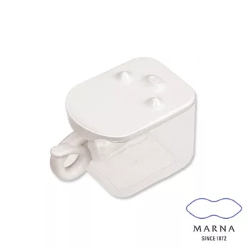 【MARNA】豬造型調味盒(白)