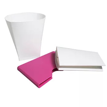 台灣創意超神奇可摺疊8oz FoFoCup折折杯兩入粉*2