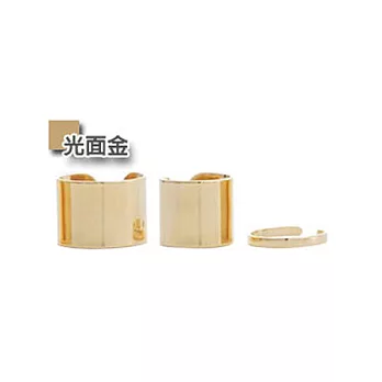 A+ accessories 韓劇 同款純色戒指/指節環三件組-光面金