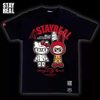 STAYREAL X Hello Kitty Good Friends 好友凱蒂 - 黑標潮流版 / 黑色、紅色、白色M黑色