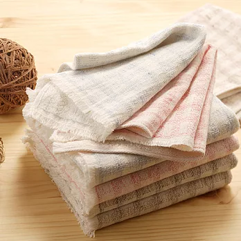 【taoru】彩虹格格 - 日本有機棉 方巾 33x35cm藍格格吉祥