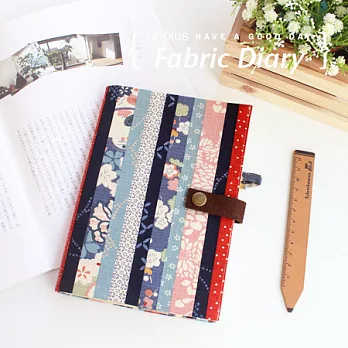 uhplus Fabric Diary 手帳套- 花見小路．紫苑