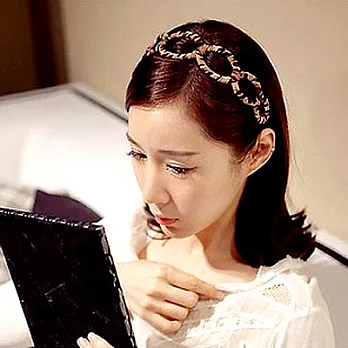 【Bling Q】時尚潮流豹紋圈圈髮圈