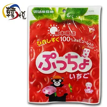【韓悅】日本味覺糖_熊本熊草莓QQ軟糖(日本原裝進口)