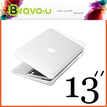 Bravo-u APPLE MacBook Pro 13吋 水晶光透保護硬殼
