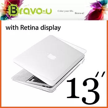 Bravo-u APPLE MacBook Retina 13吋 水晶光透保護硬殼