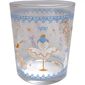 POINTE芭蕾舞者舞衣架南瓜車玻璃杯水杯牛奶杯粉藍色