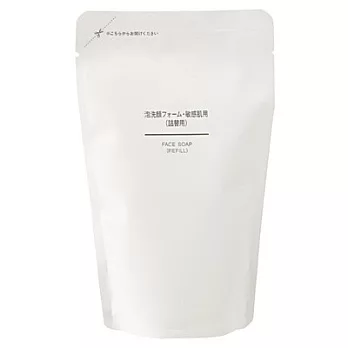 [MUJI 無印良品]MUJI敏感肌泡沫洗面乳補充包/180ml