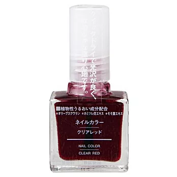 [MUJI 無印良品]指甲油/透明紅.10ml