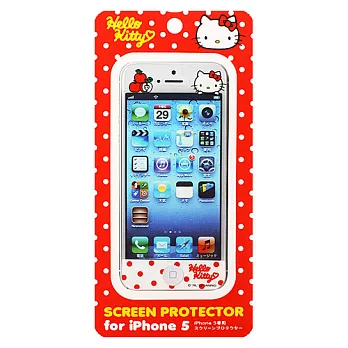 SANRIO HELLO KITTY iPhone5/5S螢幕保護貼(蘋果)