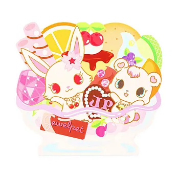 SANRIO 寶石寵物甜點造型便條紙(60枚入)