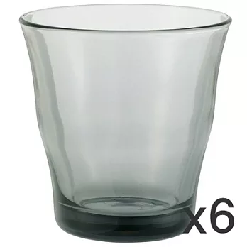 [MUJI 無印良品]玻璃杯/灰色/270ml/6入