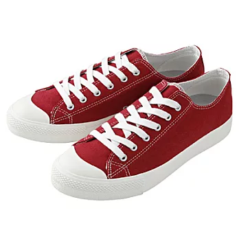 [MUJI 無印良品]棉質帆布鞋紅色26.0cm
