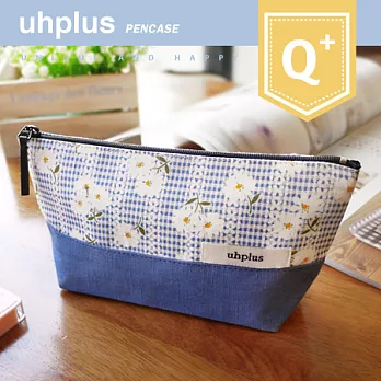 uhplus Q-plus寬底筆袋/ 鄉徑野菊
