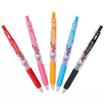 SANRIO HELLO KITTY5入彩色原子筆組