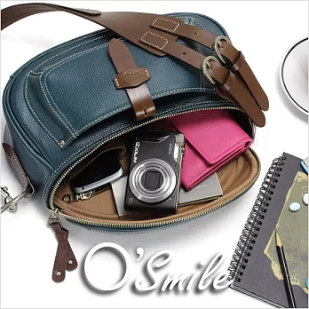 【LUKA】O’Smile真皮兩用包(土耳其藍)