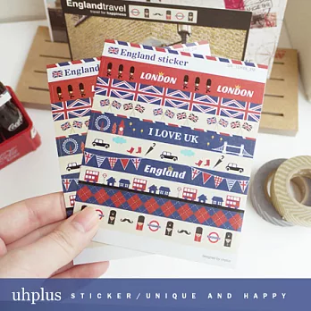 uhplus Deco Sticker 裝飾貼紙 #England