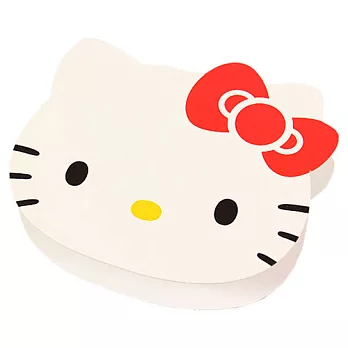 SANRIO HELLO KITTY臉型滾軸貼紙(白)