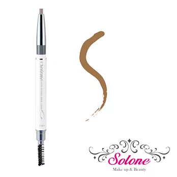 Solone 花漾繽紛旋轉眉筆03淺棕色