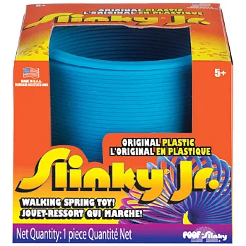 【美國Slinky】經典翻轉彈簧Jr.炫彩系列(顏色隨機出貨)