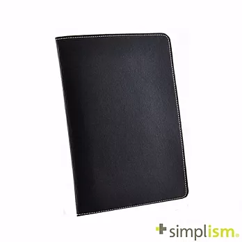 Simplism iPad Air 專用 超輕量側掀皮革保護套黑色