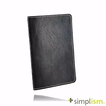 Simplism iPad mini Retina 超輕量側掀皮革保護套黑色